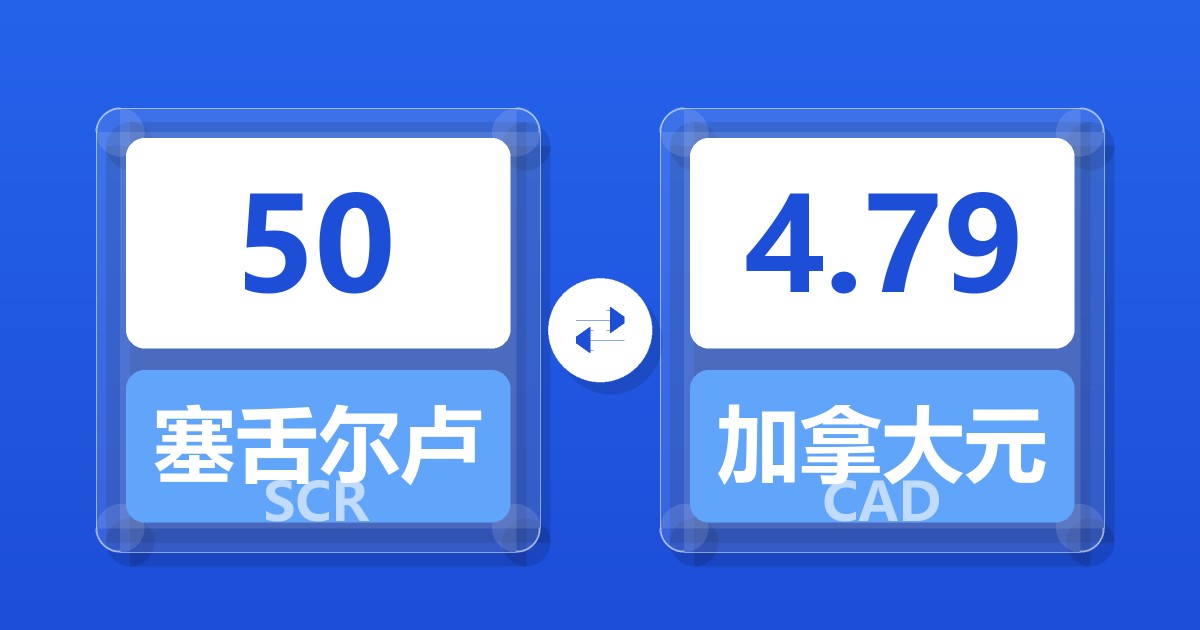50塞舌尔卢比兑加拿大元