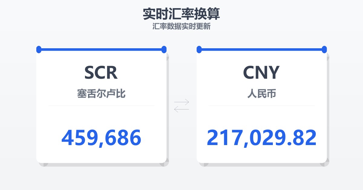459,686塞舌尔卢比兑人民币