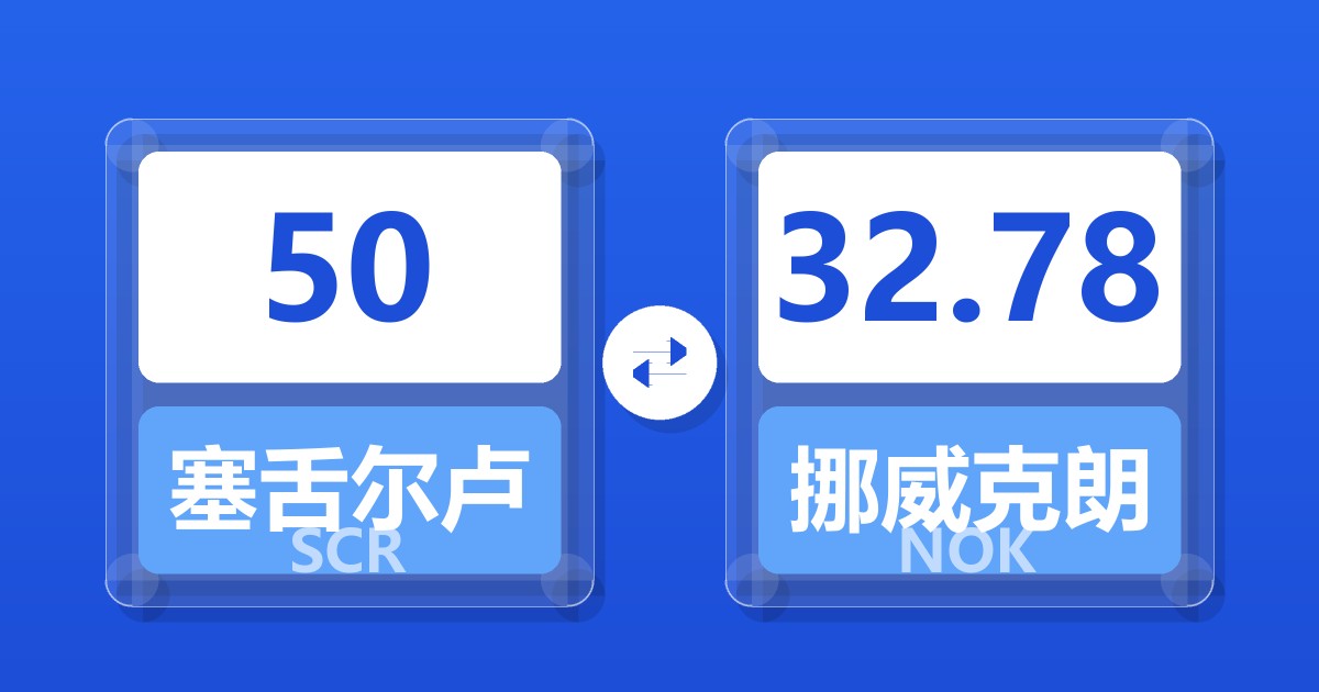 50塞舌尔卢比兑挪威克朗