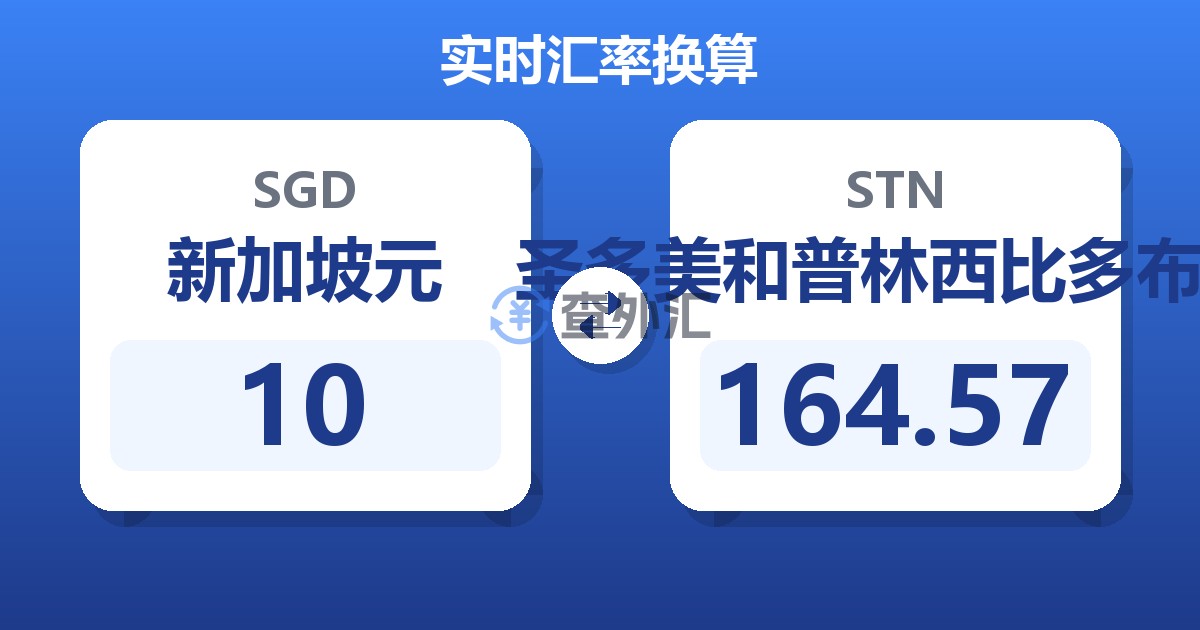 10新加坡元兑圣多美和普林西比多布拉