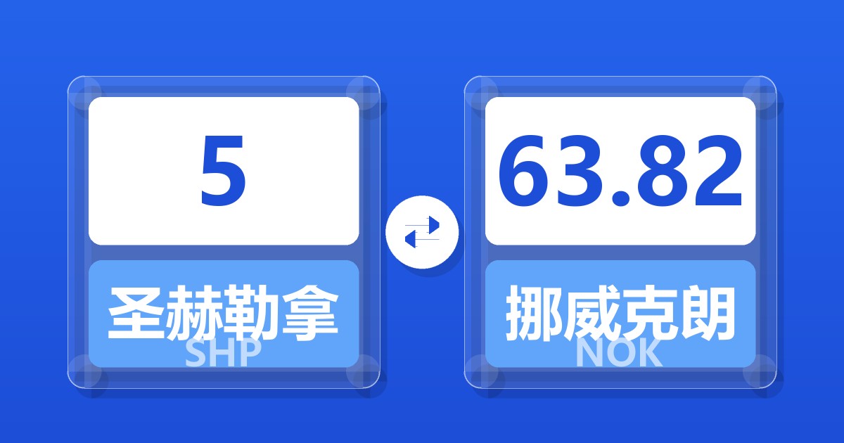 5圣赫勒拿镑兑挪威克朗