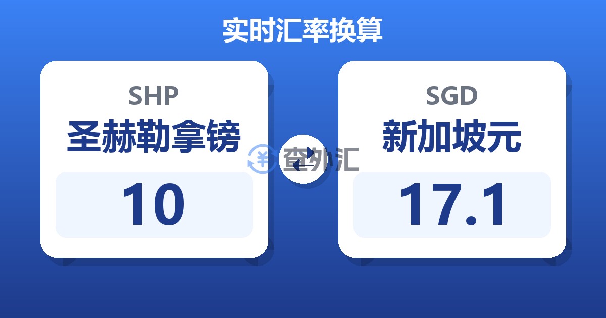 10圣赫勒拿镑兑新加坡元