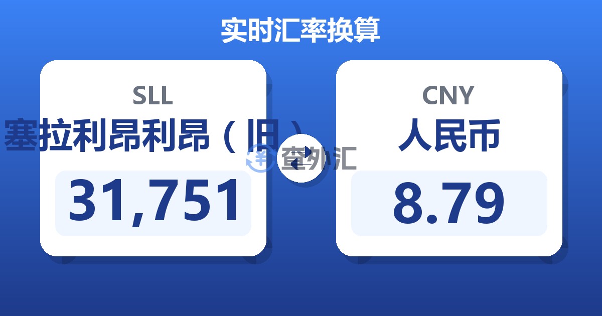 31,751塞拉利昂利昂（旧）兑人民币