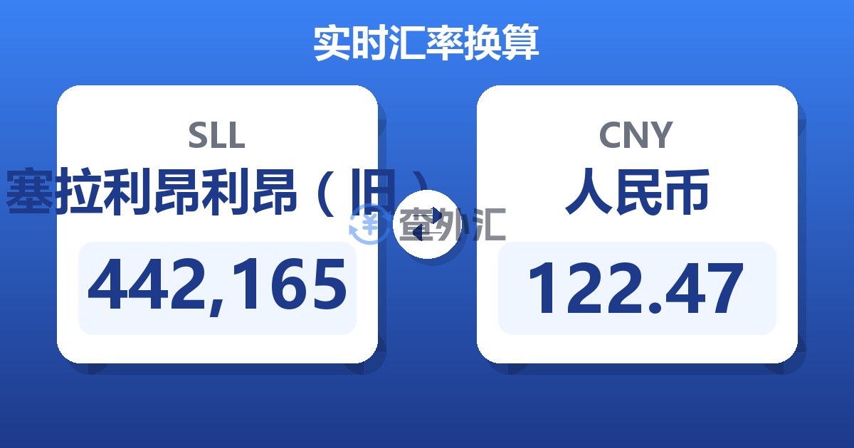 442,165塞拉利昂利昂（旧）兑人民币