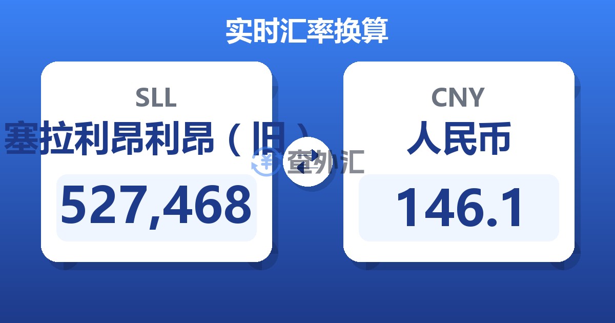 527,468塞拉利昂利昂（旧）兑人民币