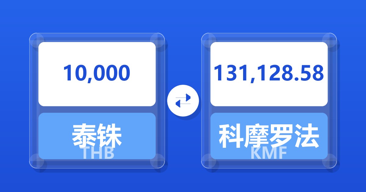 10,000泰铢兑科摩罗法郎