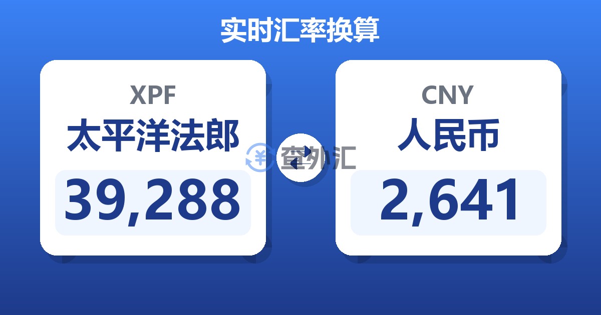 39,288太平洋法郎兑人民币