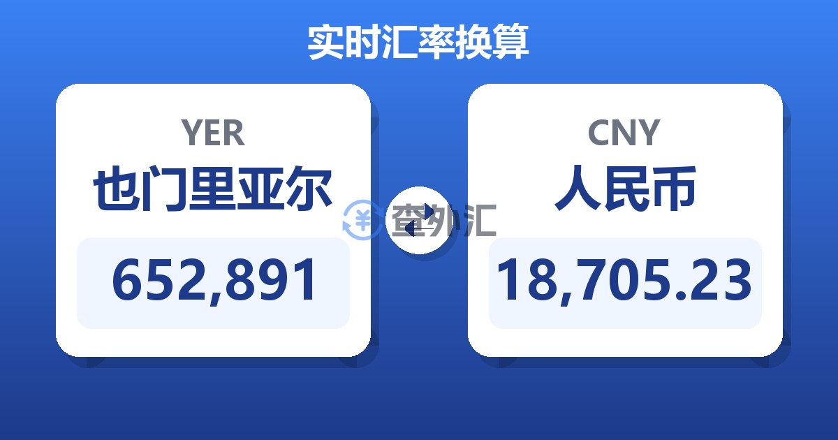 652,891也门里亚尔兑人民币