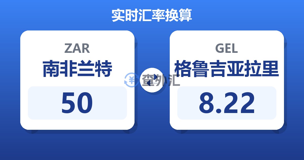 50南非兰特兑格鲁吉亚拉里