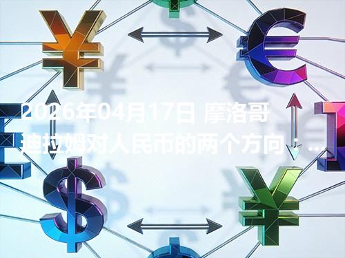 2026年04月17日 摩洛哥迪拉姆对人民币的两个方向：买外币与换回人民币怎么估算