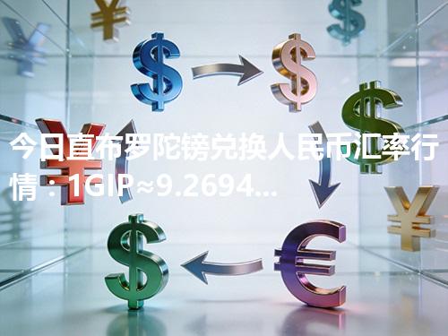 今日直布罗陀镑兑换人民币汇率行情：1GIP≈9.269434元（2026年04月17日更新）