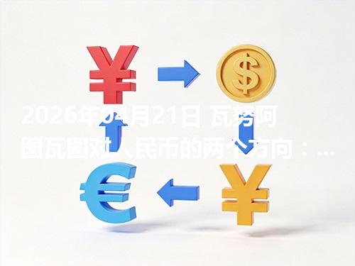 2026年04月21日 瓦努阿图瓦图对人民币的两个方向：买外币与换回人民币怎么估算