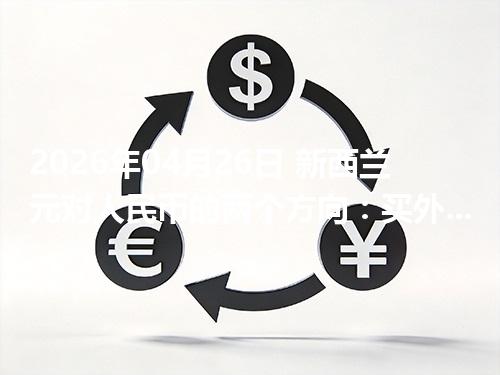 2026年04月26日 新西兰元对人民币的两个方向：买外币与换回人民币怎么估算