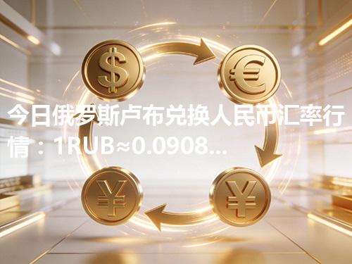 今日俄罗斯卢布兑换人民币汇率行情：1RUB≈0.090827元（2026年04月27日更新）