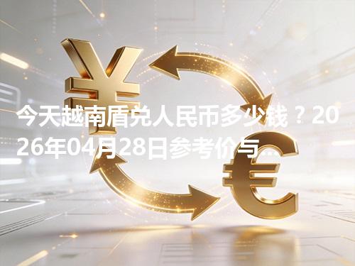 今天越南盾兑人民币多少钱？2026年04月28日参考价与换算方法（VND）
