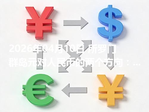 2026年04月10日 所罗门群岛元对人民币的两个方向：买外币与换回人民币怎么估算