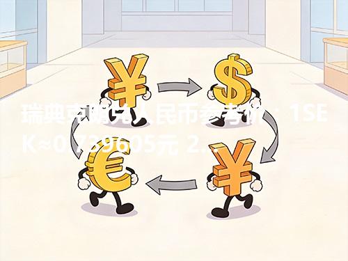 瑞典克朗兑人民币参考价：1SEK≈0.739605元 2026年05月01日