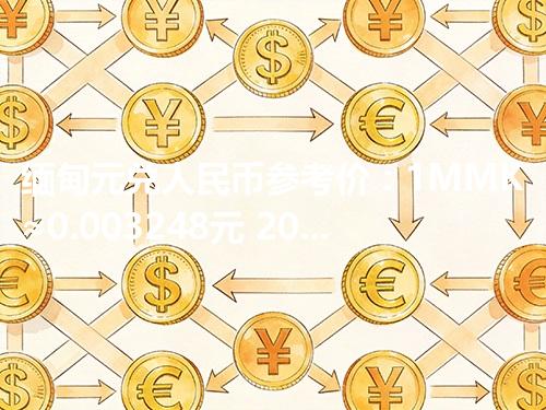 缅甸元兑人民币参考价：1MMK≈0.003248元 2026年05月02日