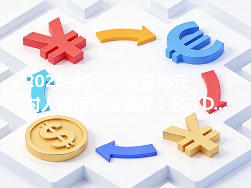 2026-05-02 圭亚那元对人民币汇率换算：1GYD≈0.032676元（含反向换算）