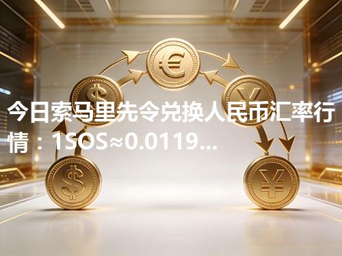 今日索马里先令兑换人民币汇率行情：1SOS≈0.011962元（2026年05月04日更新）