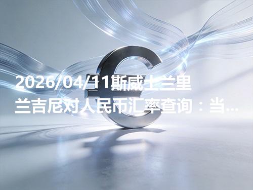2026/04/11斯威士兰里兰吉尼对人民币汇率查询：当前参考价与常见问题