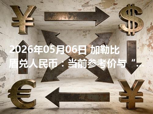 2026年05月06日 加勒比盾兑人民币：当前参考价与“怎么查更靠谱”的建议