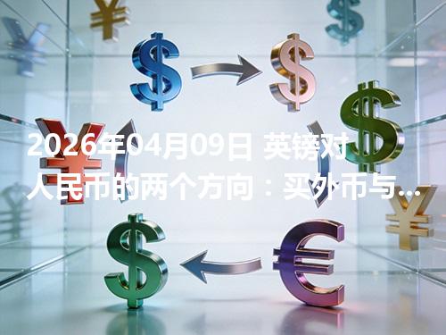 2026年04月09日 英镑对人民币的两个方向：买外币与换回人民币怎么估算